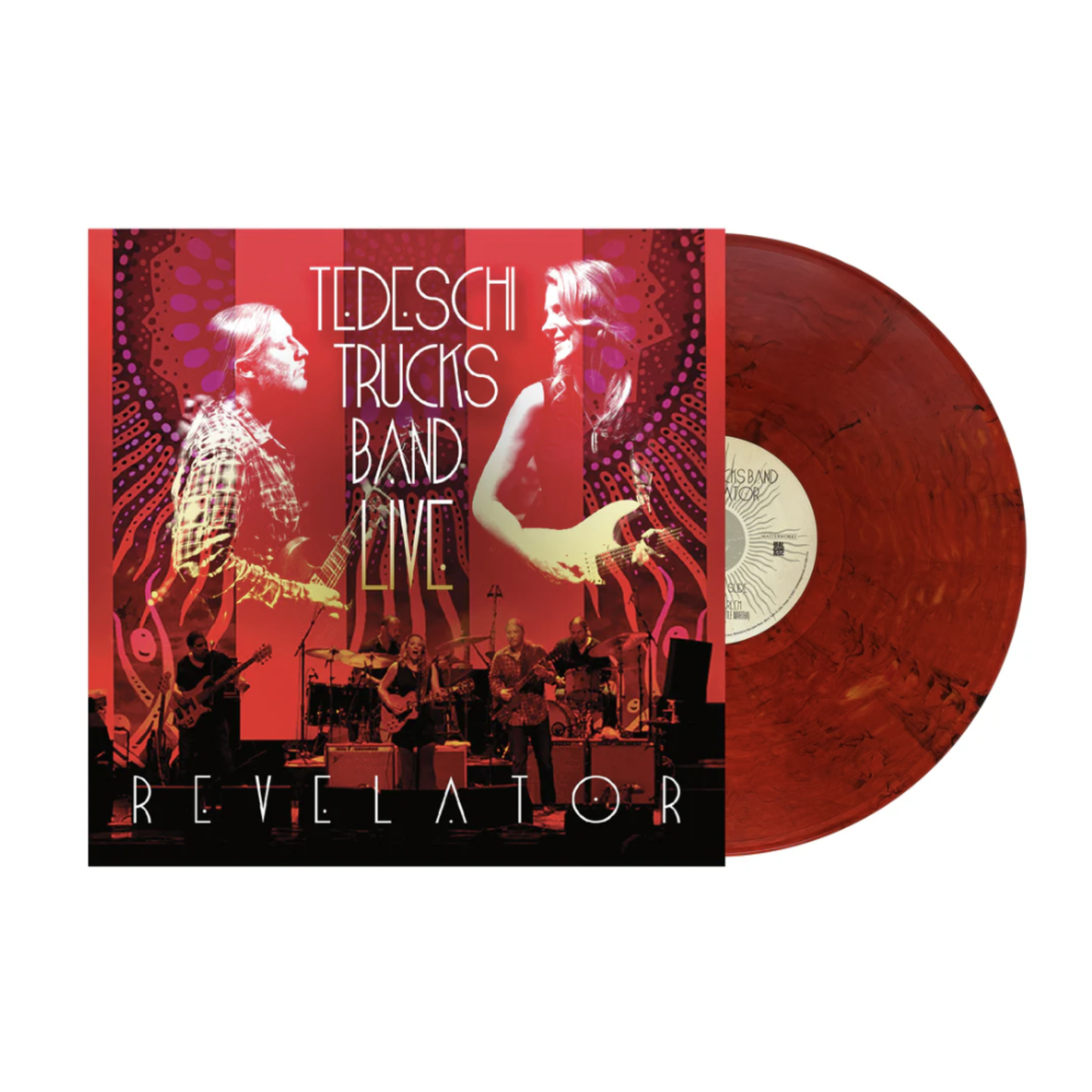 LIVE REVELATOR (FIRE ORANGE WITH BLACK SWIRL VINYL) - TEDESCHI TRUCKS BAND