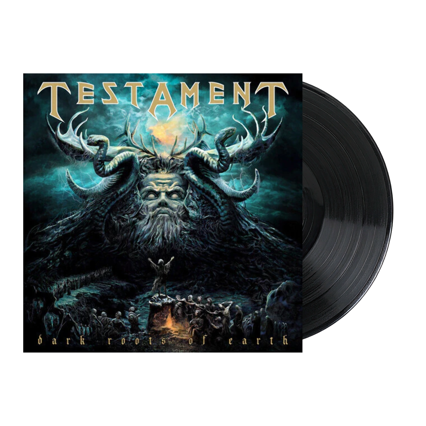 Dark Roots of Earth (CLEAR GOLD GREEN SPLATTER VINYL/2LP) - Testament