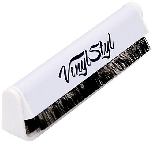 Premium Anti-static Vinyl Record Cleaning Brush - (White)