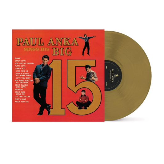 Paul Anka sings his big 15 (GOLD VINYL) - Paul Anka