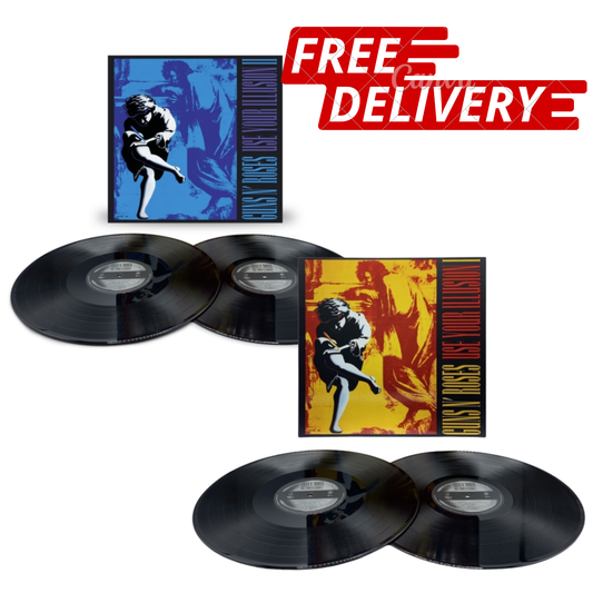 USE YOUR ILLUSION 1 & 2 Complete Collection (X) (4LP) Gift Set - GUNS N' ROSES