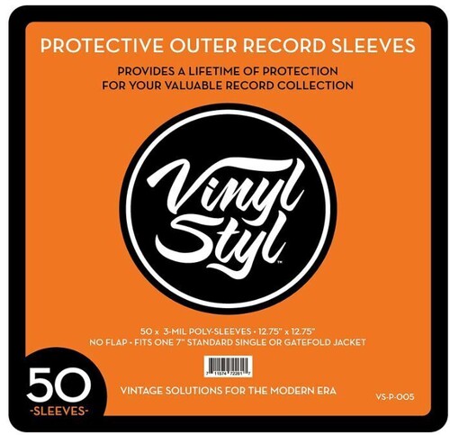 Premium Vinyl Outer Sleeve - 50 Count (Clear)