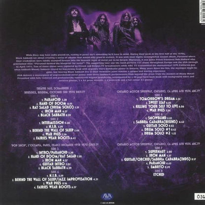 Black Sabbath - Live 1970-1974 (4LP BOX): Limited, Numbered Purple Marble Colored Vinyl, Book, Poster