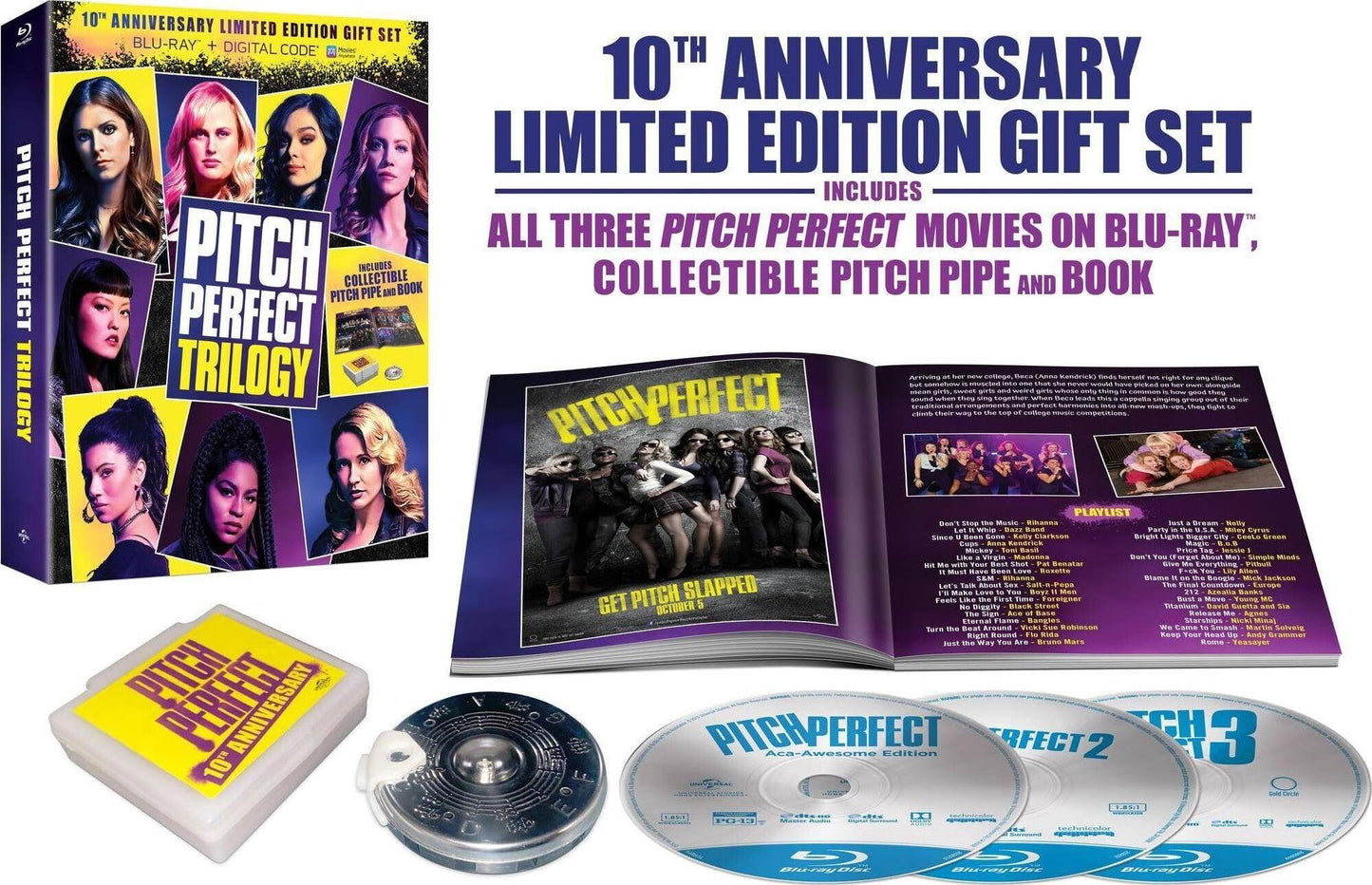 Pitch Perfect Trilogy: 10th Anniversary Limited Edition Gift Set [Blu-Ray]