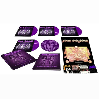 Black Sabbath - Live 1970-1974 (4LP BOX): Limited, Numbered Purple Marble Colored Vinyl, Book, Poster