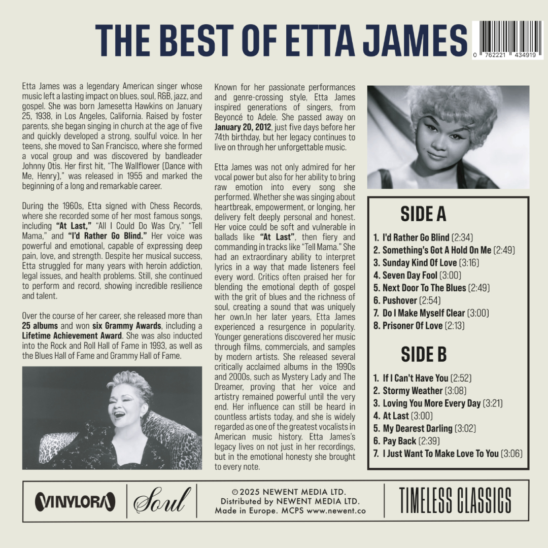 The Best of Etta James 1LP