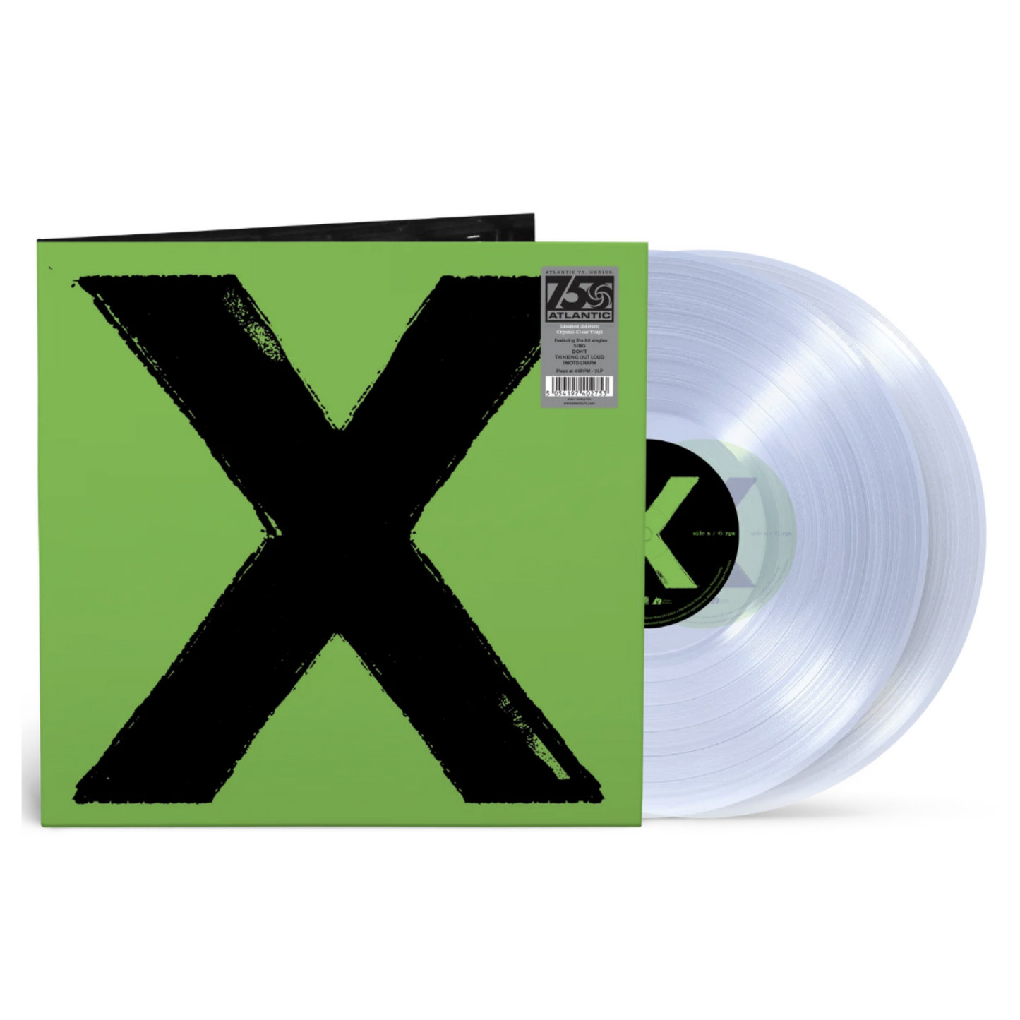 X (CRYSTAL CLEAR VINYL/2LP) - Ed Sheeran